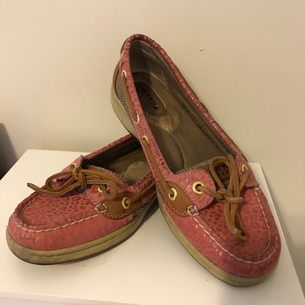 Sperry boat shoes pink 6.5